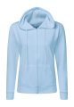 Dames Hooded Sweaters full zip SG29F sky